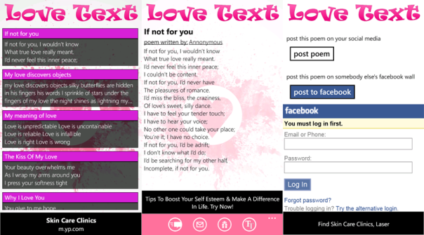 Love Text App Screenshots